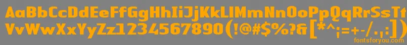 Подробнее о шрифте LinotypeAuthenticSansBlack Шрифт LinotypeAuthenticSansBlack – оранжевые шрифты на сером фоне