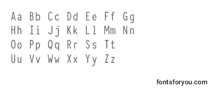 TypewcondRegular Font