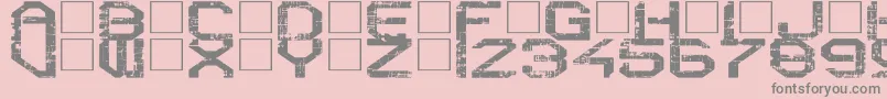RebootCrush Font – Gray Fonts on Pink Background