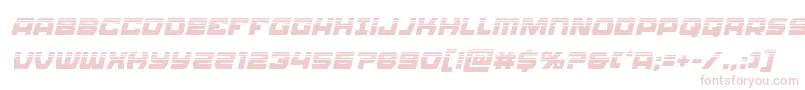Olympiccarrierhalfital Font – Pink Fonts on White Background