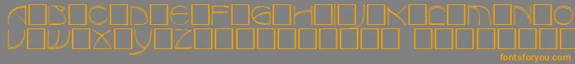 fuente BenjamincapsCaps.001.001 – Fuentes Naranjas Sobre Fondo Gris
