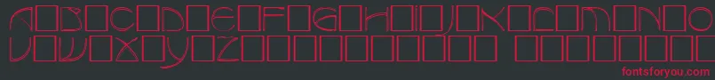 BenjamincapsCaps.001.001 Font – Red Fonts on Black Background