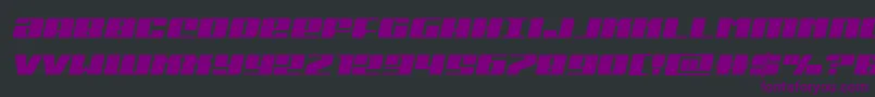Michigansemiital Font – Purple Fonts on Black Background