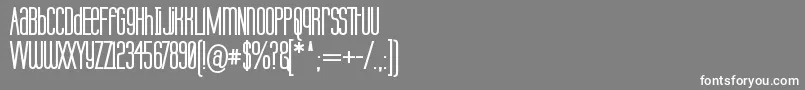Labtopub Font – White Fonts on Gray Background