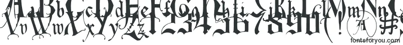 Шрифт EastAnglia – декоративные шрифты