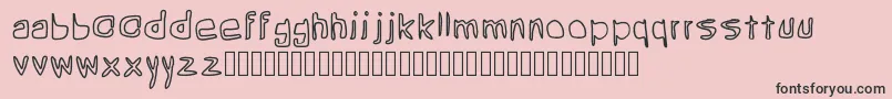 Grean Font – Black Fonts on Pink Background