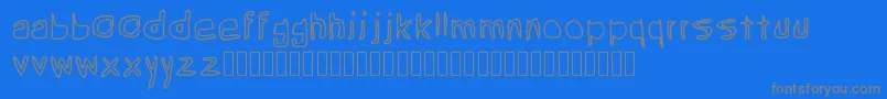 Шрифт Grean – серые шрифты на синем фоне