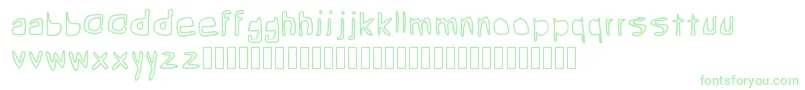 Шрифт Grean – зелёные шрифты на белом фоне