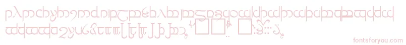 Tengwar3 Font – Pink Fonts on White Background