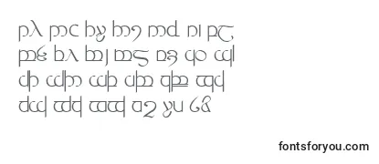 Обзор шрифта Tengwar3