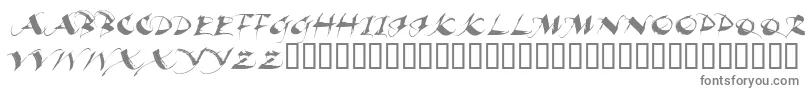 Beaui-Schriftart – Graue Schriften auf weißem Hintergrund
