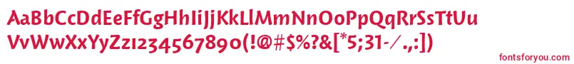 WoodlandItcDemi Font – Red Fonts