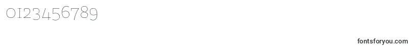 StmarieThin-Schriftart – Schriften für Zahlen und Nummern