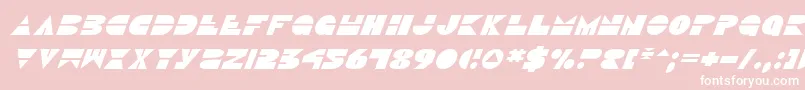 DiscoDuckItalic Font – White Fonts on Pink Background