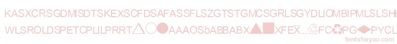 EsriCommodities Font – Pink Fonts on White Background