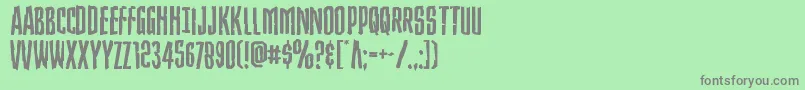 More about Strangerdangerexpand Font Strangerdangerexpand Font – Gray Fonts on Green Background