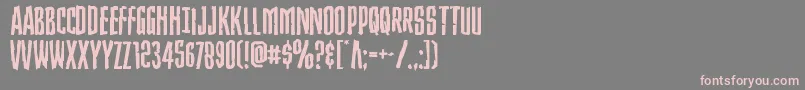 Strangerdangerexpand Font – Pink Fonts on Gray Background