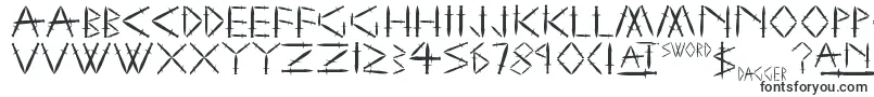 SwordAndDagger-Schriftart – Schriftarten, die mit S beginnen