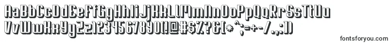 フォントSoupertrouper3D – セリフ体フォント