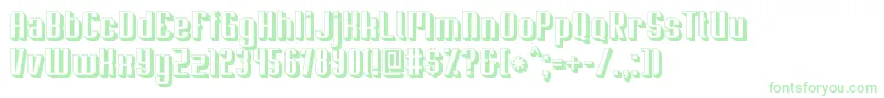 Soupertrouper3D-Schriftart – Grüne Schriften