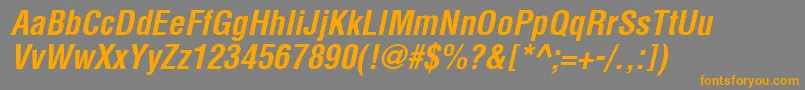 Más sobre la fuente ContextCondensedSsiBoldCondensedItalic fuente ContextCondensedSsiBoldCondensedItalic – Fuentes Naranjas Sobre Fondo Gris