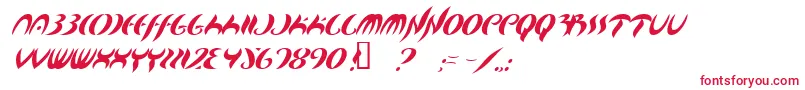フォントMap ffy – 赤い文字