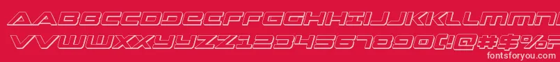 Подробнее о шрифте Strikelord3Dital Шрифт Strikelord3Dital – розовые шрифты на красном фоне