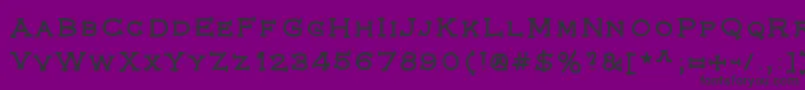 More about Federal Font Federal Font – Black Fonts on Purple Background