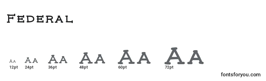Federal Font Sizes