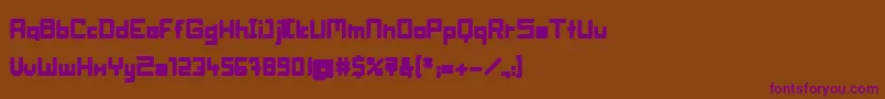 More about BlockheadFat Font BlockheadFat Font – Purple Fonts on Brown Background