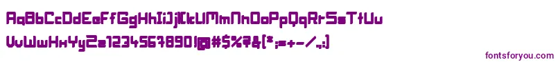 BlockheadFat Font – Purple Fonts