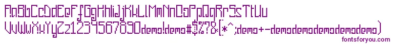 PixelankyCeDemo Font – Purple Fonts