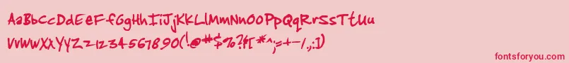 Más sobre la fuente JenkinsV2.0Thik fuente JenkinsV2.0Thik – Fuentes Rojas Sobre Fondo Rosa