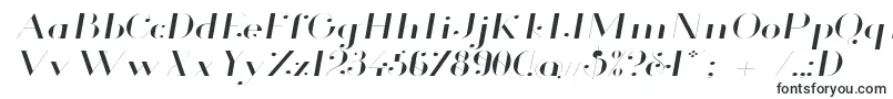 GlamorLightExtendedItalic Font – Fonts for Microsoft Word
