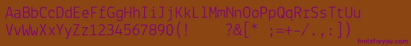 Подробнее о шрифте Lekton005L Шрифт Lekton005L – фиолетовые шрифты на коричневом фоне