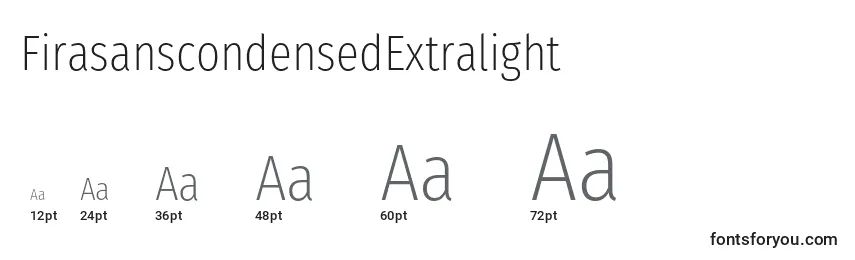sizes of firasanscondensedextralight font, firasanscondensedextralight sizes