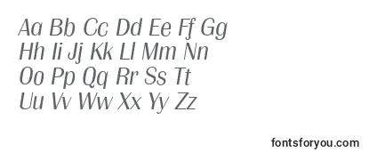 GrenobleserialLightItalic Font