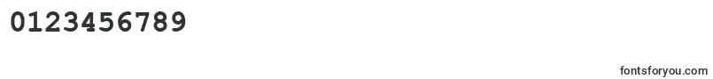 fuente ErKurier1251Bold – Fuentes para números