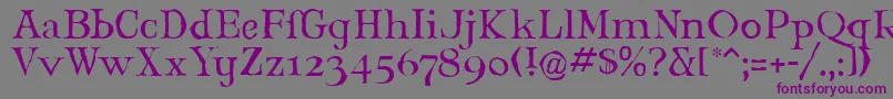 Maryjlr Font – Purple Fonts on Gray Background