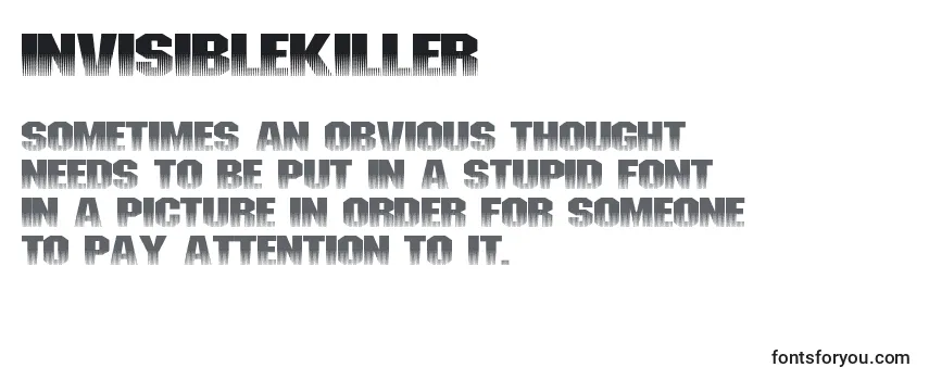 Обзор шрифта Invisiblekiller