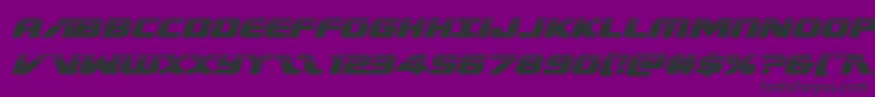 Federalescorthalfital Font – Black Fonts on Purple Background