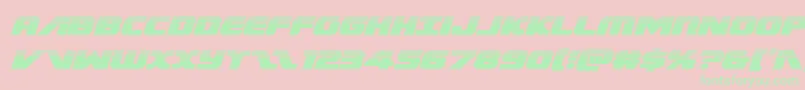 Federalescorthalfital Font – Green Fonts on Pink Background