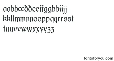 GaeliccondensedRegular font – sudanese Fonts