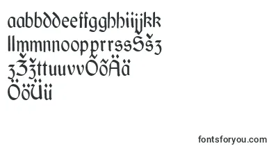 GaeliccondensedRegular font – estonian Fonts