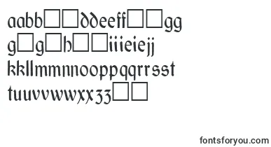 GaeliccondensedRegular font – maltese Fonts