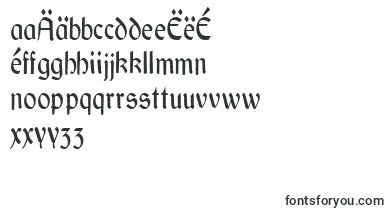 GaeliccondensedRegular font – macedonian Fonts
