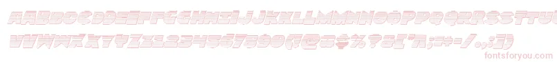 Zounderkitechromeital Font – Pink Fonts on White Background