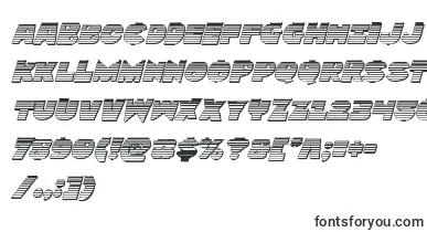  Zounderkitechromeital font