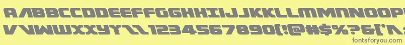 More about Federalescortleft Font Federalescortleft Font – Gray Fonts on Yellow Background