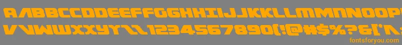 More about Federalescortleft Font Federalescortleft Font – Orange Fonts on Gray Background